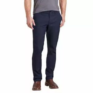 English Laundry Men Flat Front Chino The Grant‎ Pants Navy Blue 40x29 NWT